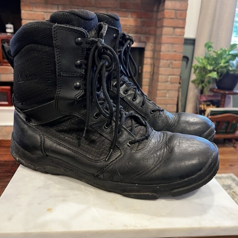 DANNER DCS LOOKOUT Tactical Boot Side Zip Black Waterproof Boot‎ 23824 Size 12